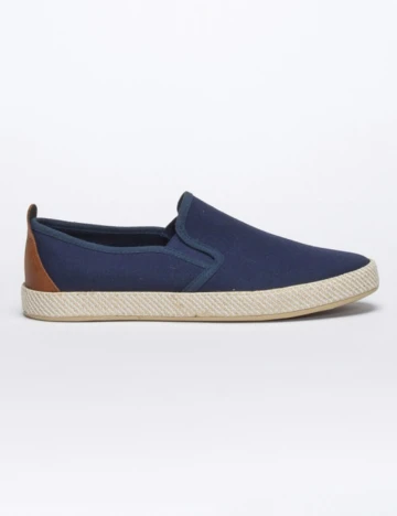 Espadrile Checker by Bristol, bleumarin