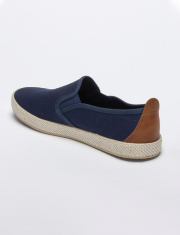 Espadrile Checker by Bristol, bleumarin