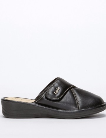 Papuci de casa Tiglio Shoes, negru