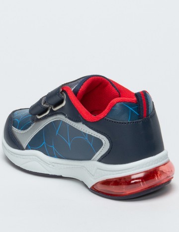 Adidasi cu luminite Marvel, bleumarin