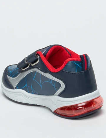Adidasi cu luminite Marvel, bleumarin Albastru