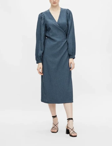 Rochie Medie Object, albastru