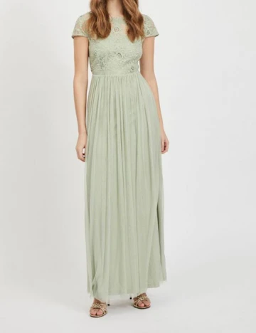 Rochie lunga Vila, verde Verde