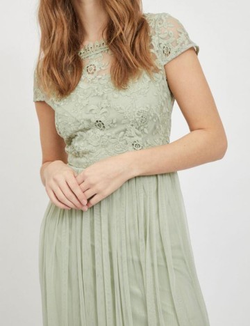 Rochie lunga Vila, verde