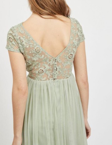 Rochie lunga Vila, verde