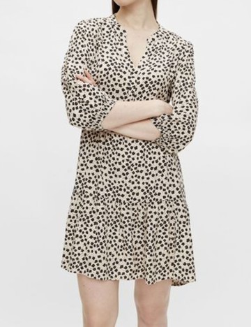 Rochie scurta Object, crem