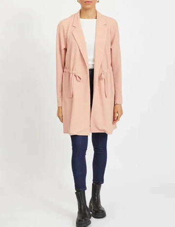 Blazer Vila, roz pudra