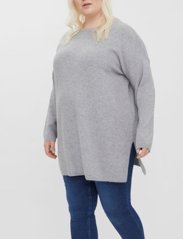 Bluza Vero Moda Curve, gri