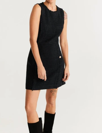 Rochie scurta Mango, negru