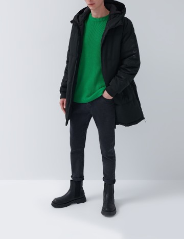 Geaca House Brand, negru