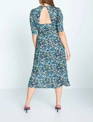 Rochie Mango Violeta, imprimeu floral