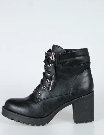 Botine House Brand, negru