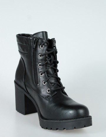 Botine House Brand, negru