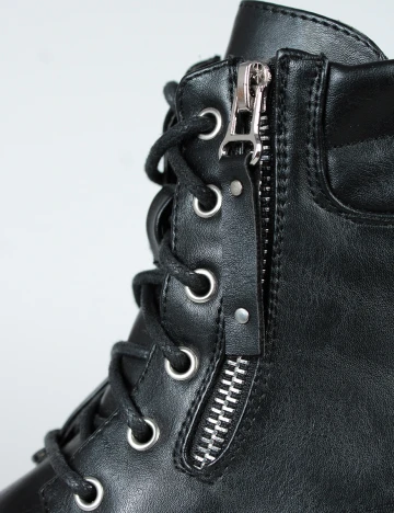 Botine House Brand, negru