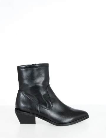 Botine Reserved, negru Negru