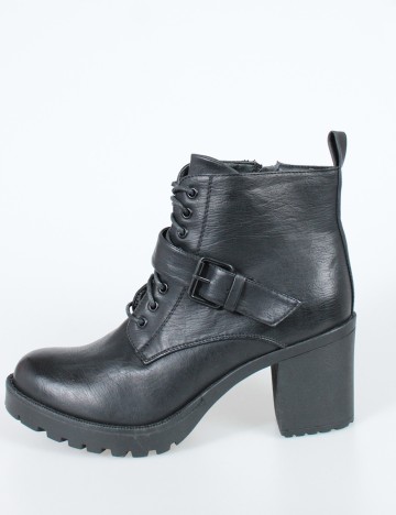 Botine House Brand, negru