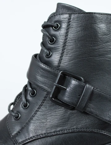 Botine House Brand, negru