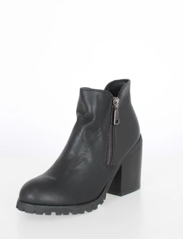 Botine House Brand, negru