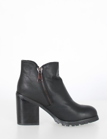 Botine House Brand, negru