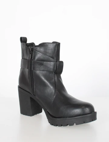 Botine House Brand, negru