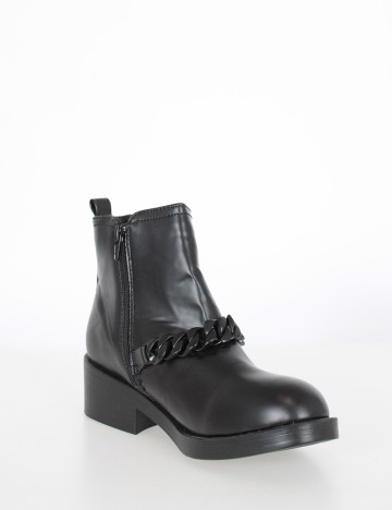 Botine House Brand, negru