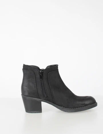 Botine House Brand, negru