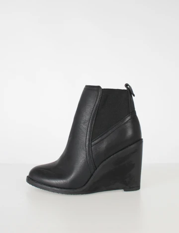 Botine House Brand, negru