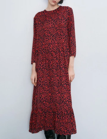 Rochie medie Zara, rosu Rosu