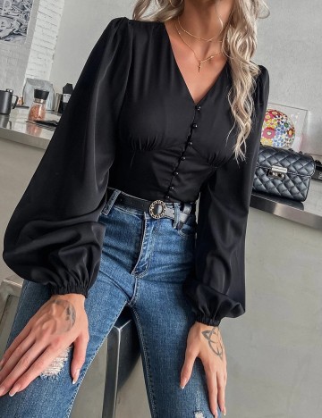 Camasa SHEIN, negru