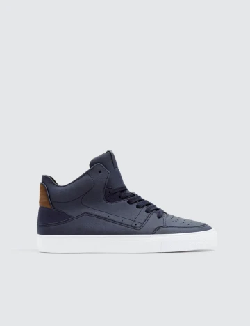 Adidasi Pull&Bear, albastru Albastru