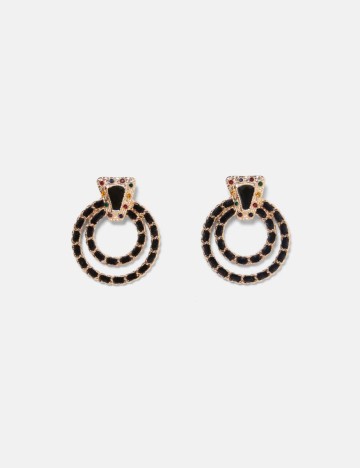 Cercei Zara, negru, universal