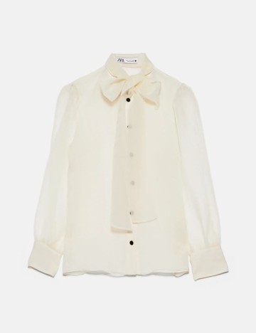 Camasa Zara, alb, XS
