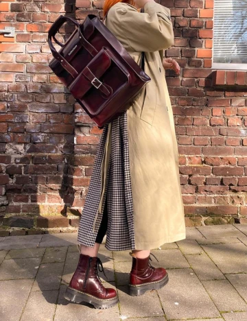 Geanta Dr Martens, grena Rosu