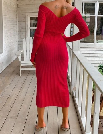 Rochie medie SHEIN, rosu Rosu