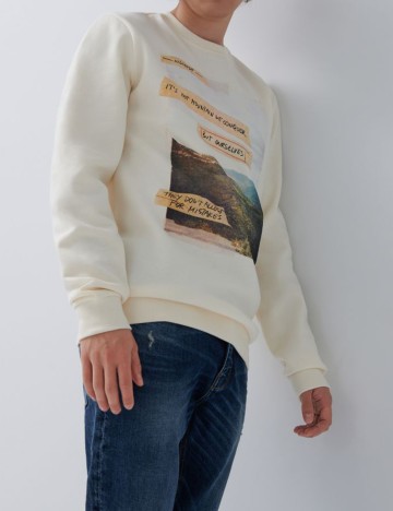 Bluza House Brand, crem