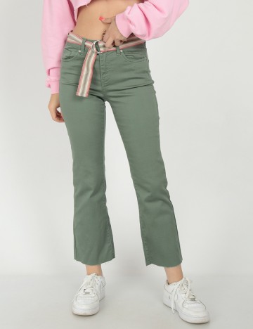 Pantaloni Vero Moda, verde, XS/32