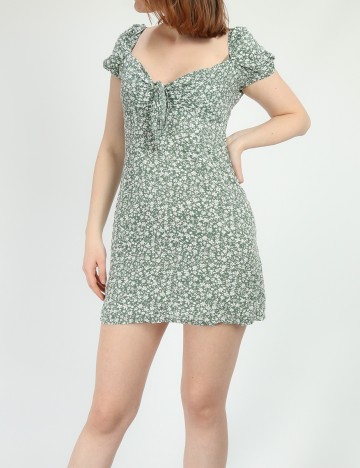 Rochie scurta SHEIN, verde, S