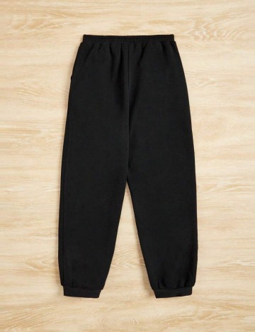 Pantaloni Shein Kids, negru