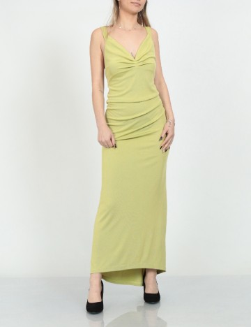 Rochie lunga D&M, verde