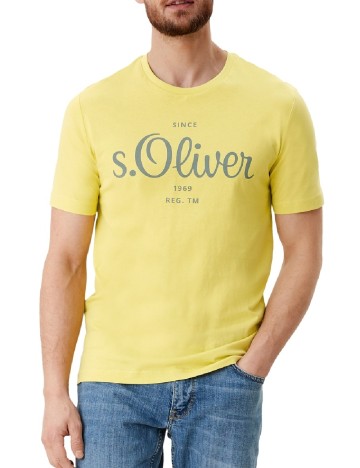 Tricou s.Oliver Plus Size Men, galben