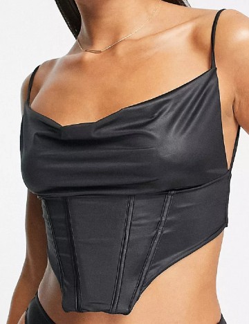 Top ASOS, negru