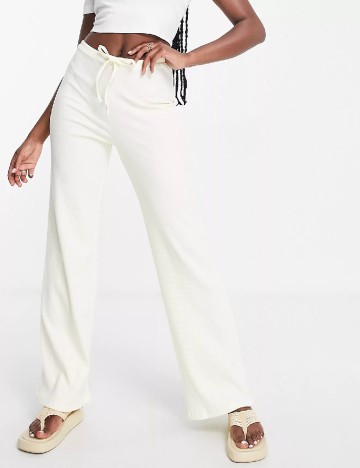 Pantaloni ASOS, ecru