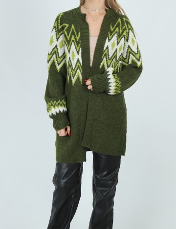 Cardigan Fransa, verde, S